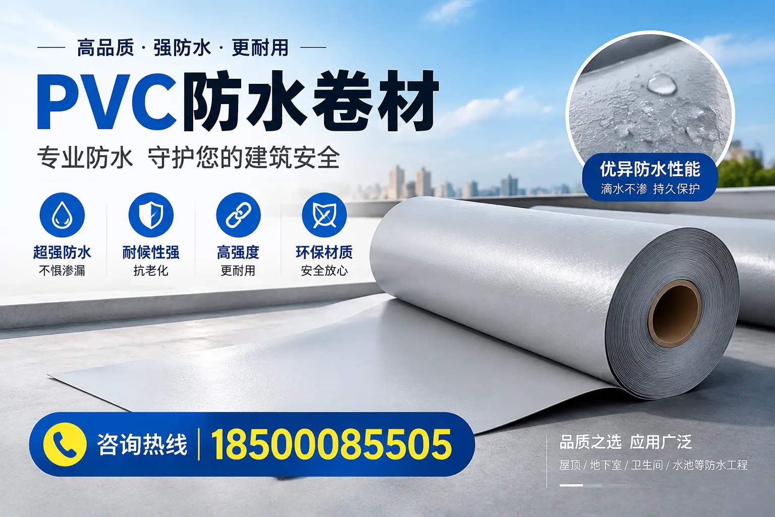 晋中地区pvc防水卷材的市场现状与发展趋势